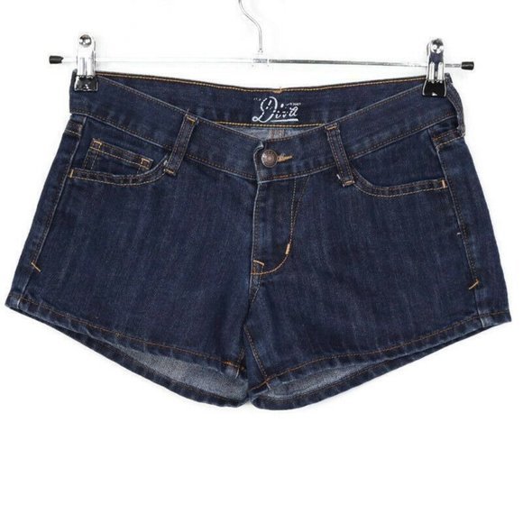 Old Navy The Diva Booty Jean‎ Shorts Dark Size 0 - Picture 1 of 7